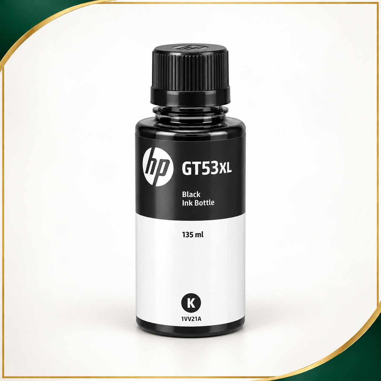 Bouteille d’encre noire HP GT53XL de 135 ml